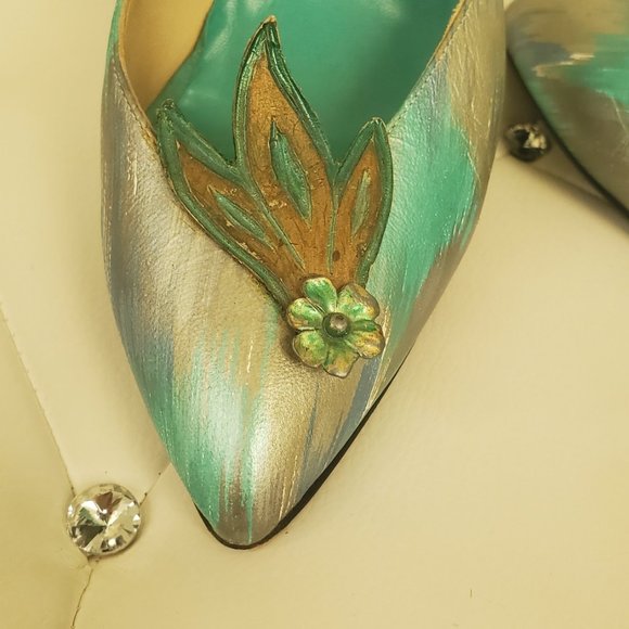 Quinto Lanzolab hand painted Unique designer shoes - Picture 5 of 13